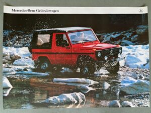 Dealer showroom Poster Mercedes"G"