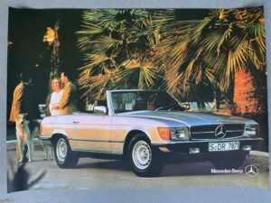 Dealer showroom poster SL 107