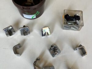 Voorstoel houders chroom 170/220 Cabrio 1951-1954