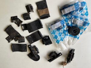 Raamgeleiders en raammechaniek delen 170/220 1951-1954