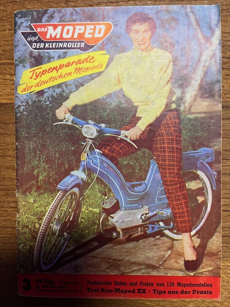 Moped der Kleinroller (Duits brommerblad) 1956