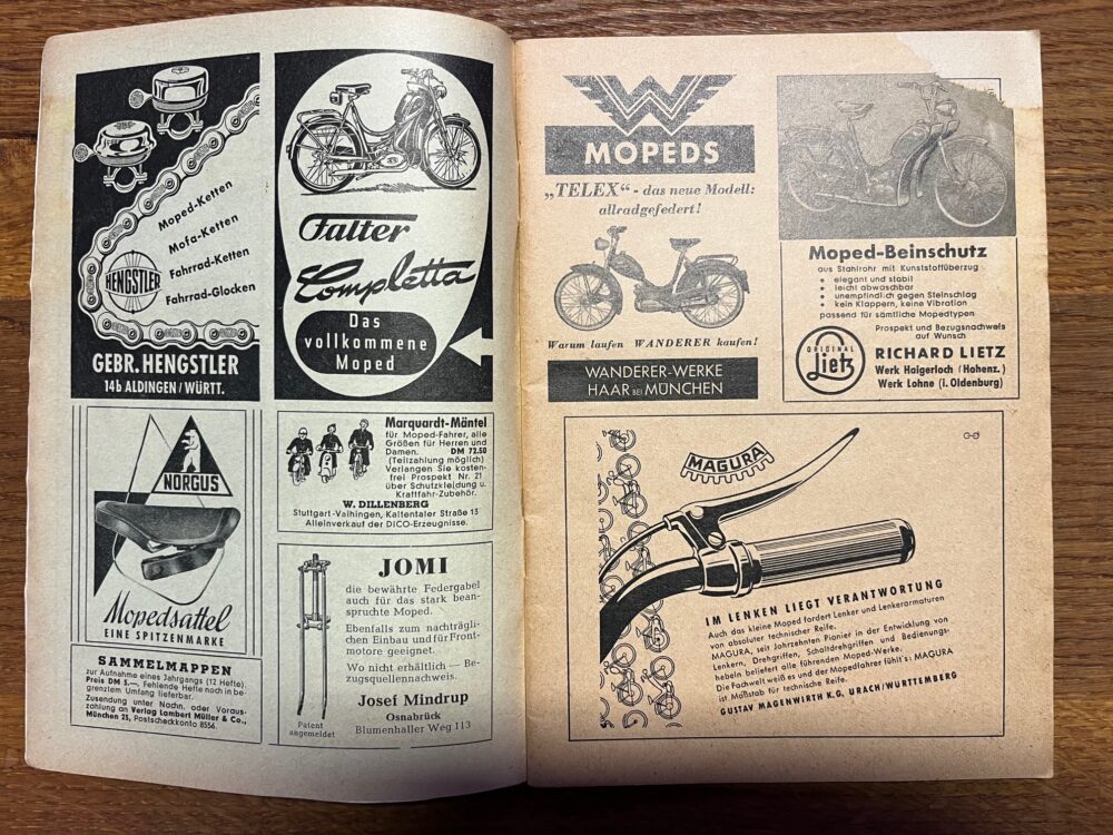 Moped der Kleinroller (Duits brommerblad) 1956 - Afbeelding 2