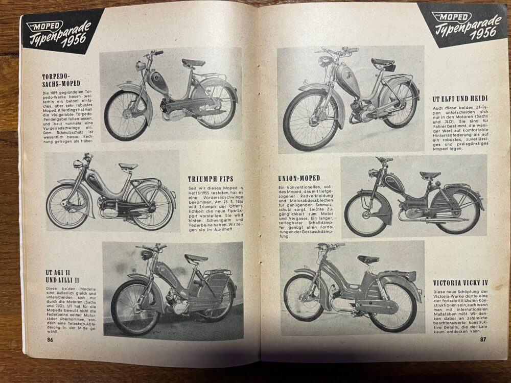 Moped der Kleinroller (Duits brommerblad) 1956 - Afbeelding 4