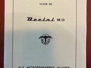 Berini M 13 Onderdelen Catalogus Re-print