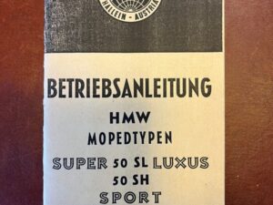 HMW Handleiding 50SL/50SH Duits Re-print