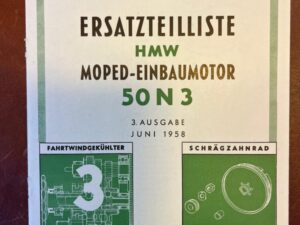 HMW 50 N 3 Motor Onderdelenlijst en Tech. Informatie