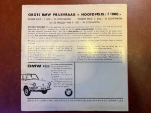 BMW reclame met Swiebertje 1964