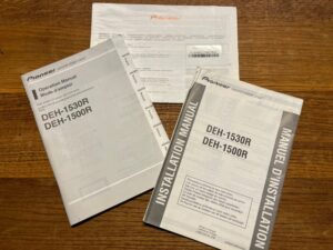 Pioneer Handleiging DEH 1500R/1530R