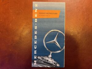 Mercedes Leverings programma 1956