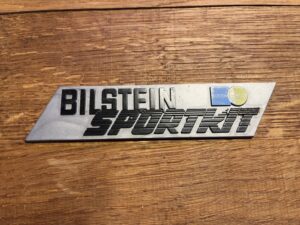 Bilstein Typeplaatje